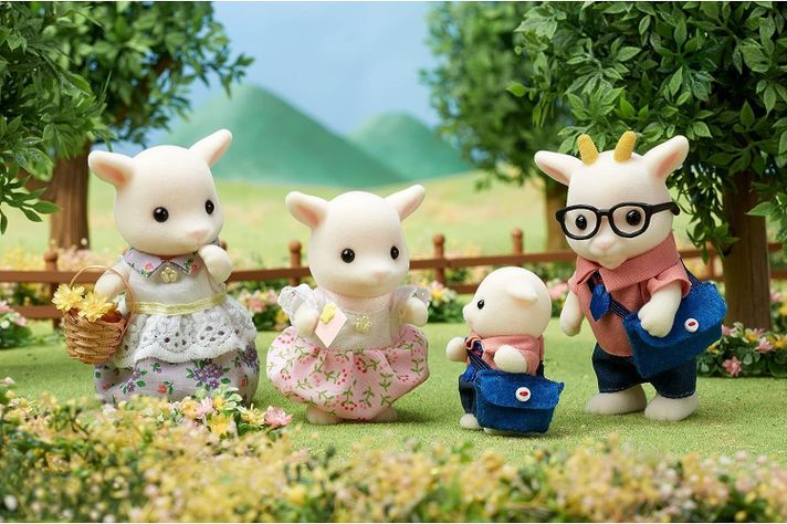 Sylvanian Families 5622 Familia Cabra Goat Family Juguete-2