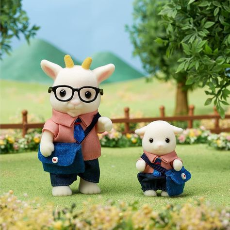 Sylvanian Families 5622 Familia Cabra Goat Family Juguete-3