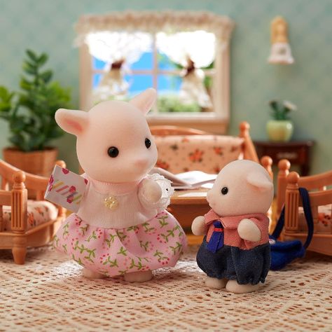 Sylvanian Families 5622 Familia Cabra Goat Family Juguete-4