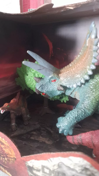 Set De 5 Dinosaurios Realista Juguete Escala Y Accesorios-1