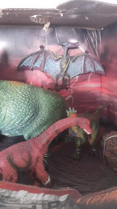 Set De 5 Dinosaurios Realista Juguete Escala Y Accesorios-2