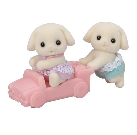 Flora Rabbit Twins Conejos 5737 Sylvanian Families Juguete-1