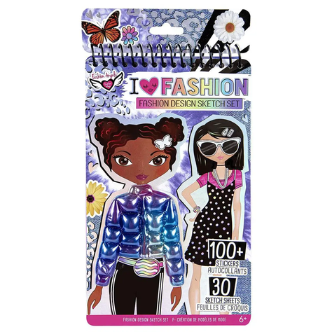 Portafolio Compacto Para Bocetos Y Diseños Fashion Angels-1