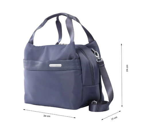 Lonchera Urbana Cartera Birmana Gris Mujer Totto-3