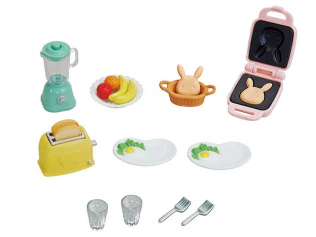Sylvanian Families Set De Desayuno Cocina Ternurines Calico-1