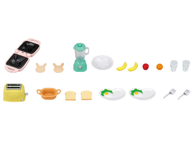 Sylvanian Families Set De Desayuno Cocina Ternurines Calico-3