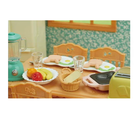 Sylvanian Families Set De Desayuno Cocina Ternurines Calico-4