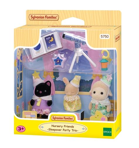 Nursery Friends Sleepover Party Trio 5750 Sylvanian Families-0