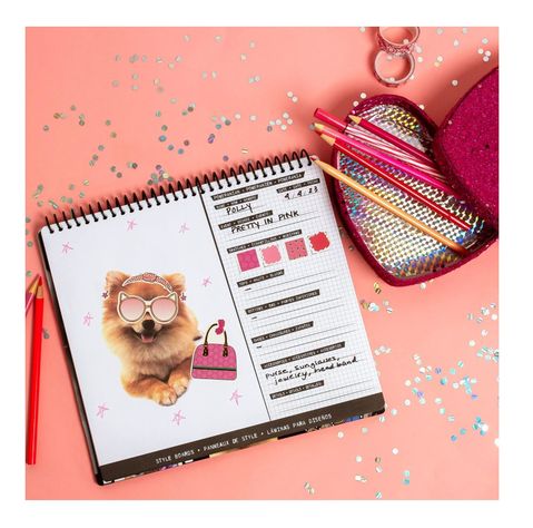 Libreta Cuaderno Mascotas Pet Style Portafolio Fashion Angel-2