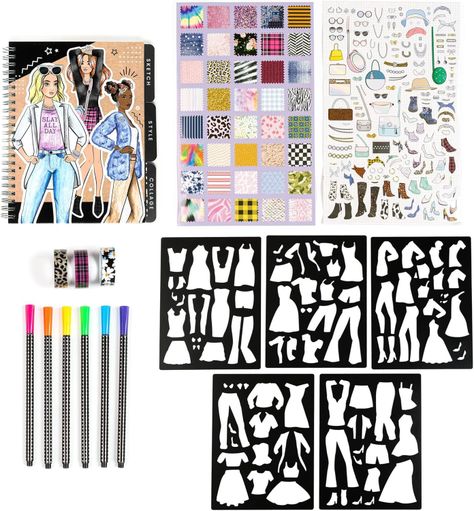 Libreta Cuaderno Portafolio Lapices Sticker Fashion Angels Agregar a favoritos-2