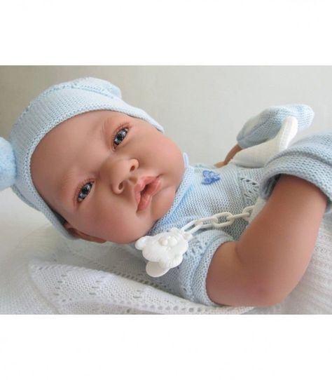 Muñeca recién nacido toquilla Antonio Juan-2
