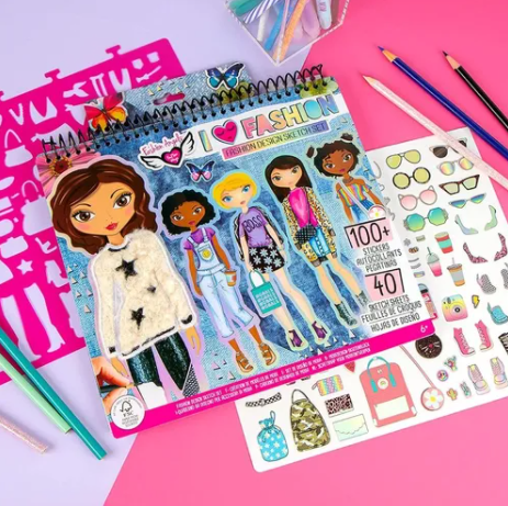 Cuaderno Libreta Dibujar Y Diseñar + 100 Stikers -3