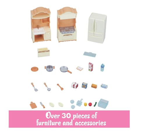 Sylvanian Families Set De Cocina Ternurines Calico Critters-1
