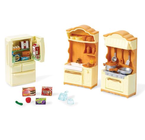 Sylvanian Families Set De Cocina Ternurines Calico Critters-4