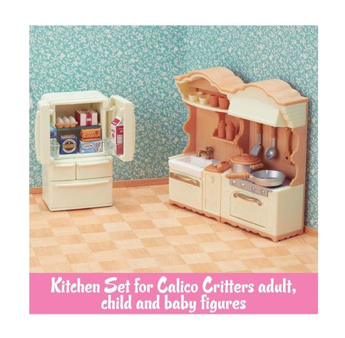 Sylvanian Families Set De Cocina Ternurines Calico Critters-5