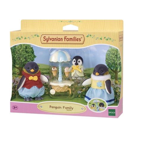 Sylvanian Families 5694 Familia Pingüino Con Bebé-0