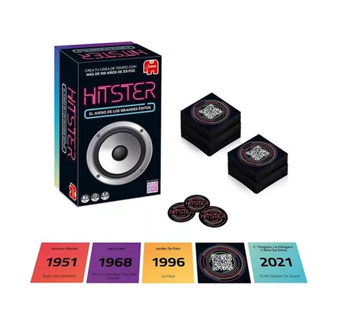 Hitster Original Juego De Mesa Grandes Exitos Musicales-0