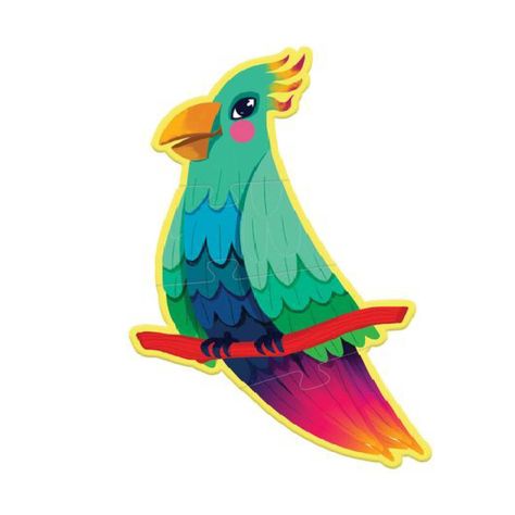 3 puzzles XL, Pájaros tropicales-3