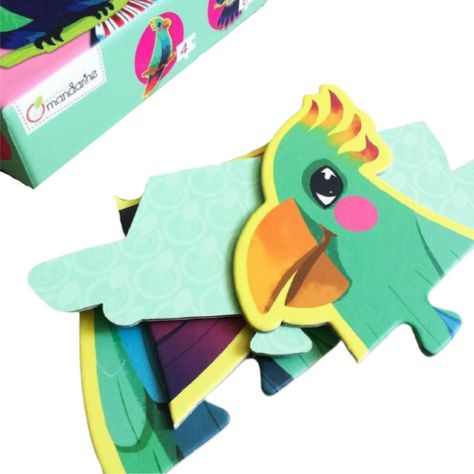 3 puzzles XL, Pájaros tropicales-1