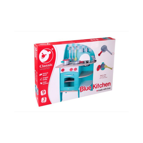 Cocina de madera Azul Classic World para Niños/as-1