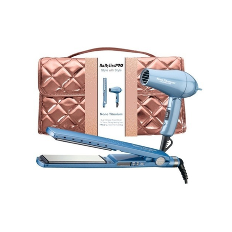 Babyliss Kit Plancha Pelo Alisadora + Secador Mini Babyliss Bolso-0