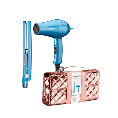 Babyliss Kit Plancha Pelo Alisadora + Secador Mini Babyliss Bolso-2