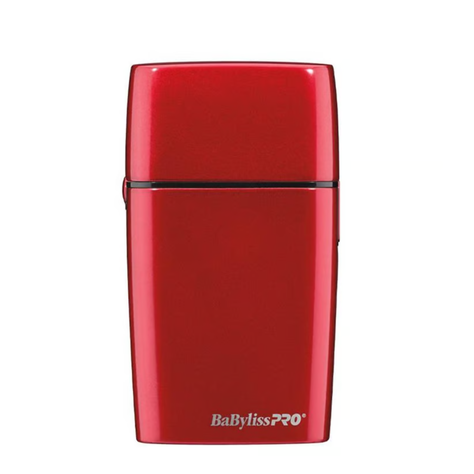 Máquina Afeitadora Shaver BabylissPro Fx02 Metalico Rojo-2