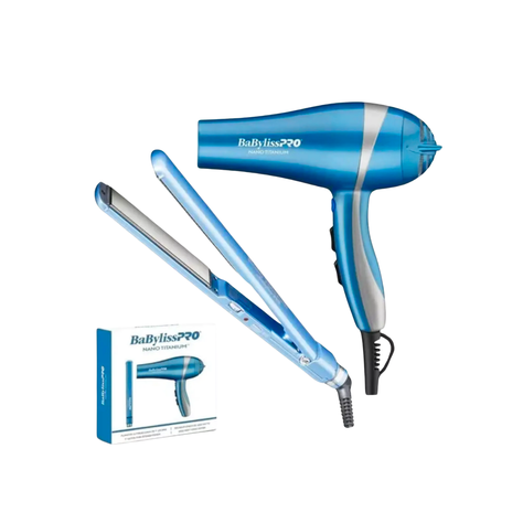 Babyliss Kit Plancha y Secador Celeste 2UN-2