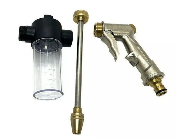 Llave Metálica De Agua De Alta Presión Con Recipiente-2