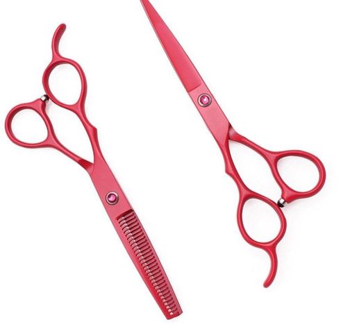Set De Tijeras Peluquero Para Zurdos - Profesional-0