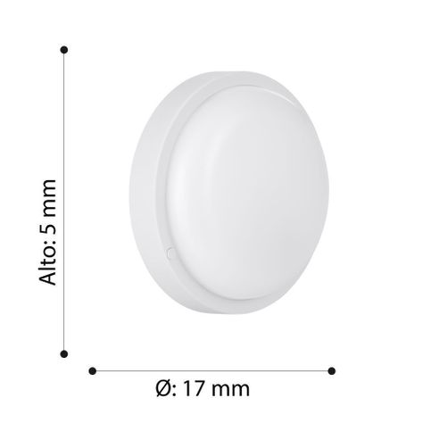 APLIQUE EXTERIOR BOSCHETTO BLANCO LED IP54 COD74026-2