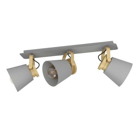 Lámpara Foco Twicken Acero E27 3x40w Ip20 Cod43837-0