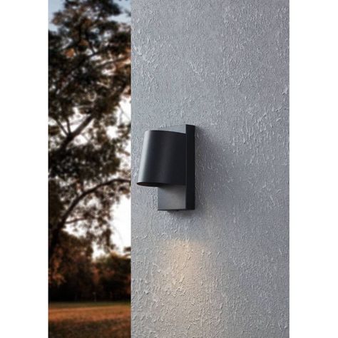 Lámpara Aplique Stagnone Acero Negro GU10 1X5W IP54 Cod900691-1
