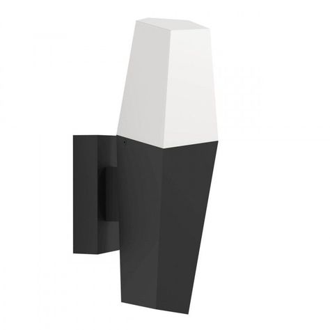 Lámpara Aplique Farindola Acero Negro 1x25w IP44 Cod.900682-0