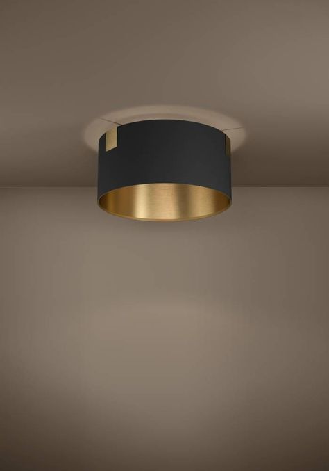 Apliqué techo Tortola acero Negro E27 1X40W IP20 cod.39963-1