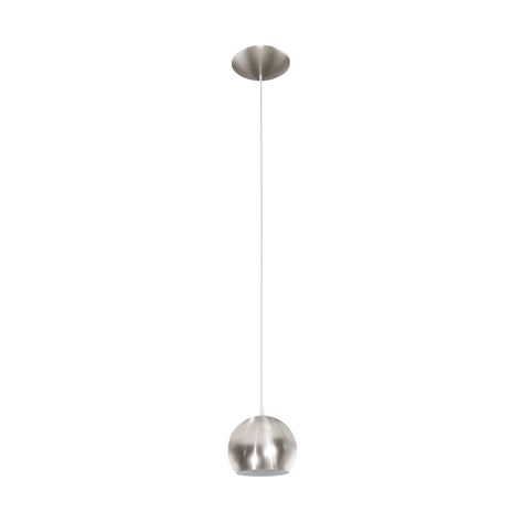 LAMPARA COLGANTE PETTO ACERO NÍQUELGU10 1X3W IP20 COD.32088-0