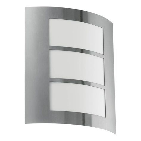 Lámpara Apliqué  City Acero Inoxidable 1X15W E27 Cod.88139-0