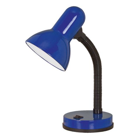 Lámpara Escritorio Basic Azul 1X40W E27 COD.9232-0