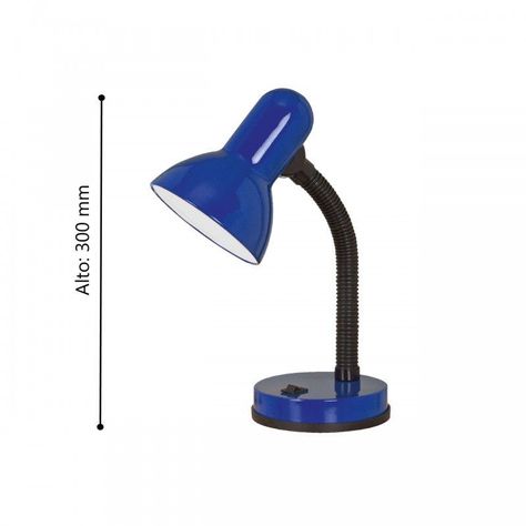 Lámpara Escritorio Basic Azul 1X40W E27 COD.9232-2
