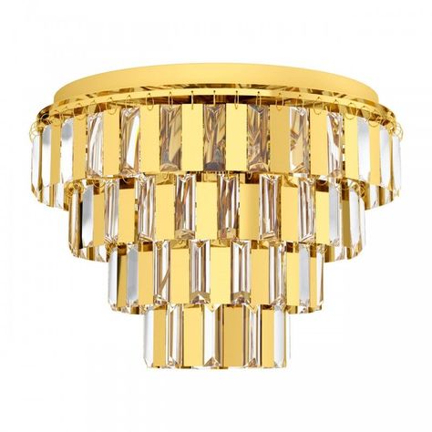 ERSEKA TECHO ACERO DORADO H535 DM485 E14 7X40W IP20-0