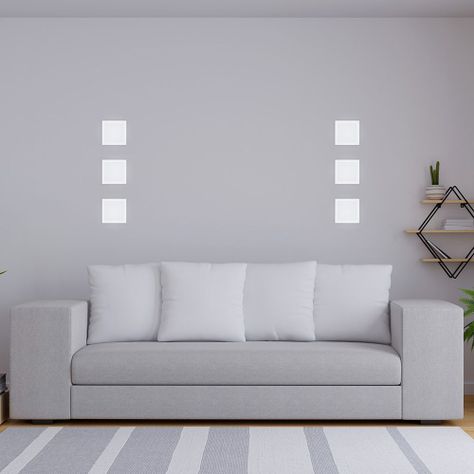 FUEVA 1 PANEL EMB BLANCO LC 225X225 16 47W LED 1700lm-1