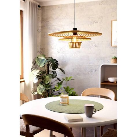 Lampara Colgante Lydney Acero Negro Naturañ E27 1X40W IP20 cod44012-1