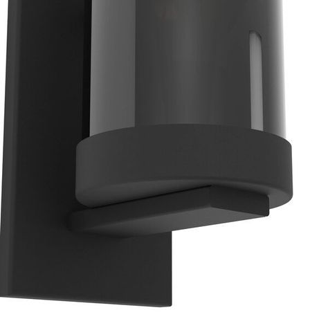 Lámpara Aplique Toothill Acero Vidrio E27 1X40W IP20 Cod.44003-1