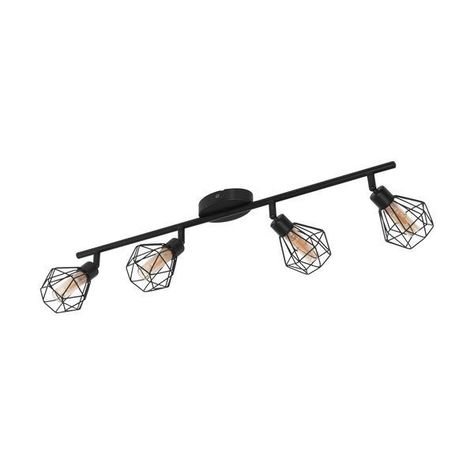 Foco Sobrepuesto Zapata Negro G9 incluida 4X3W Cod32767-0