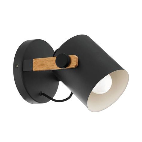 Apliqué Hornwood Acero Negro E27 1X28W COD.43046-0