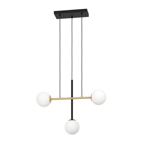 Lámpara Colgante Paz E14 3X40W IP20 Cod.390177-0