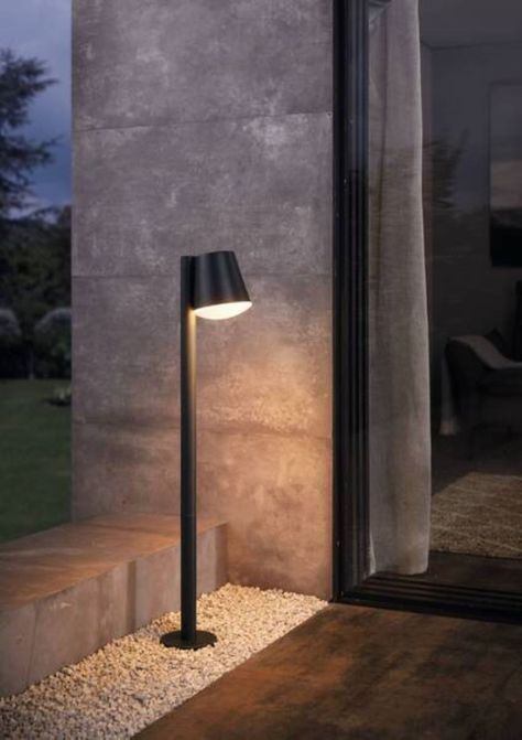 Lámpara De Pie Caldiero Acero Led Incluye 1x9w Ip44 Cod.97483-1