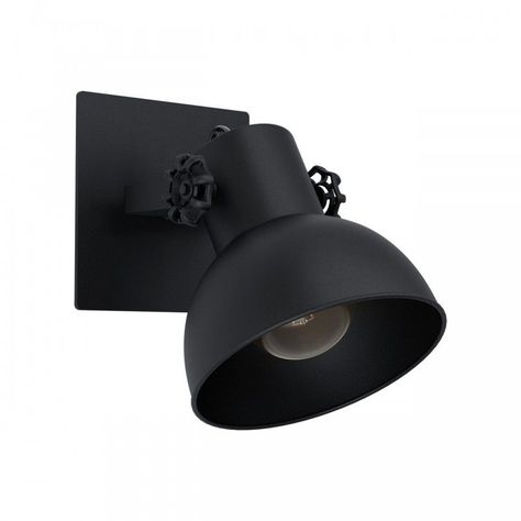 BARNSTAPLE 1 FOCO SP ACERO MADERA NEGRO DM160 1X28W E27-0