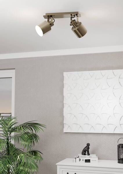 FOCO SOBREPUESTO SOUTHERY ACERO E27 2X40W IP20 COD43818-2