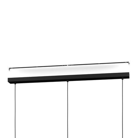 Lampara Colgante Paraguay Acero Negro 3X12W IP20 Cod.390272-2